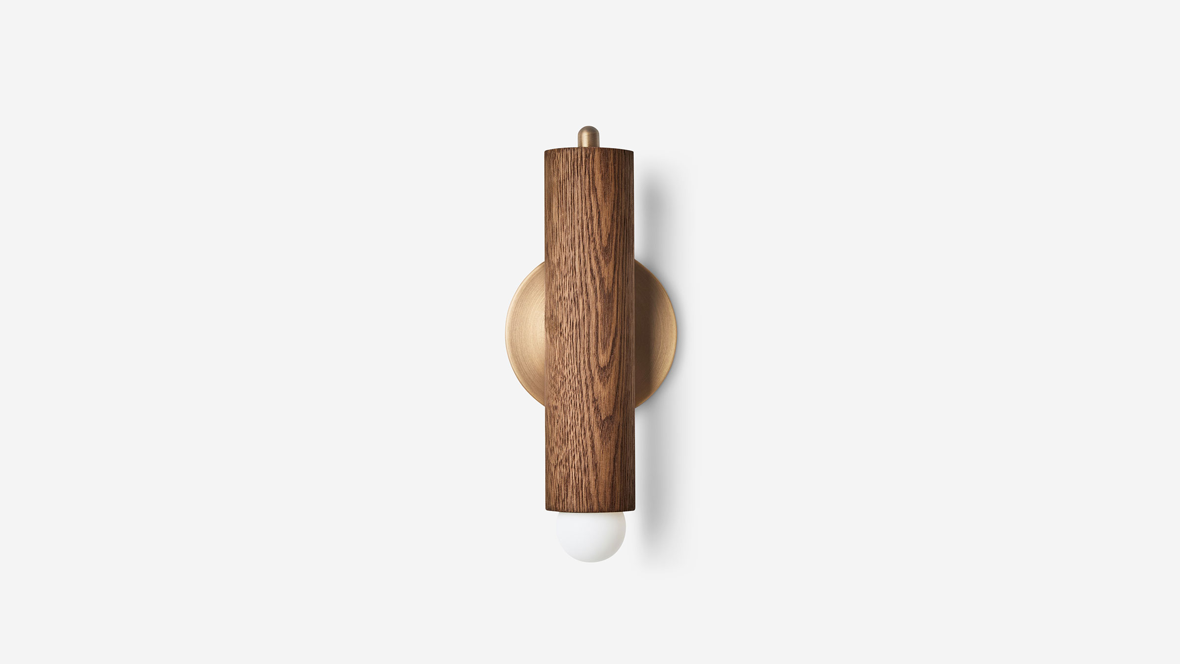 gallery image for Workstead-Lodge-Sconce-Found-Walnut-Lost-Brass-Straight-Off