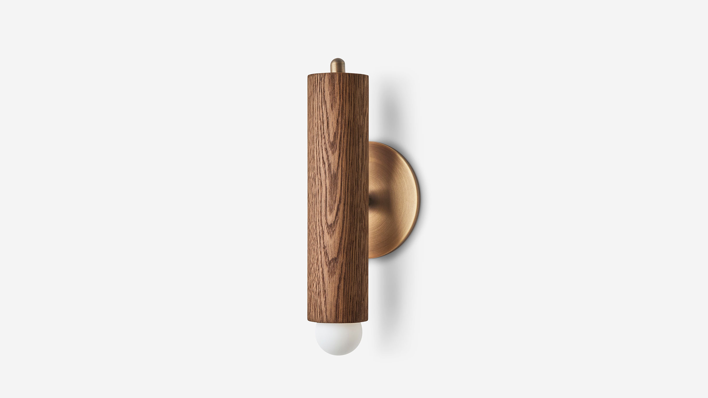 gallery image for Workstead-Lodge-Sconce-Found-Walnut-Lost-Brass-Off