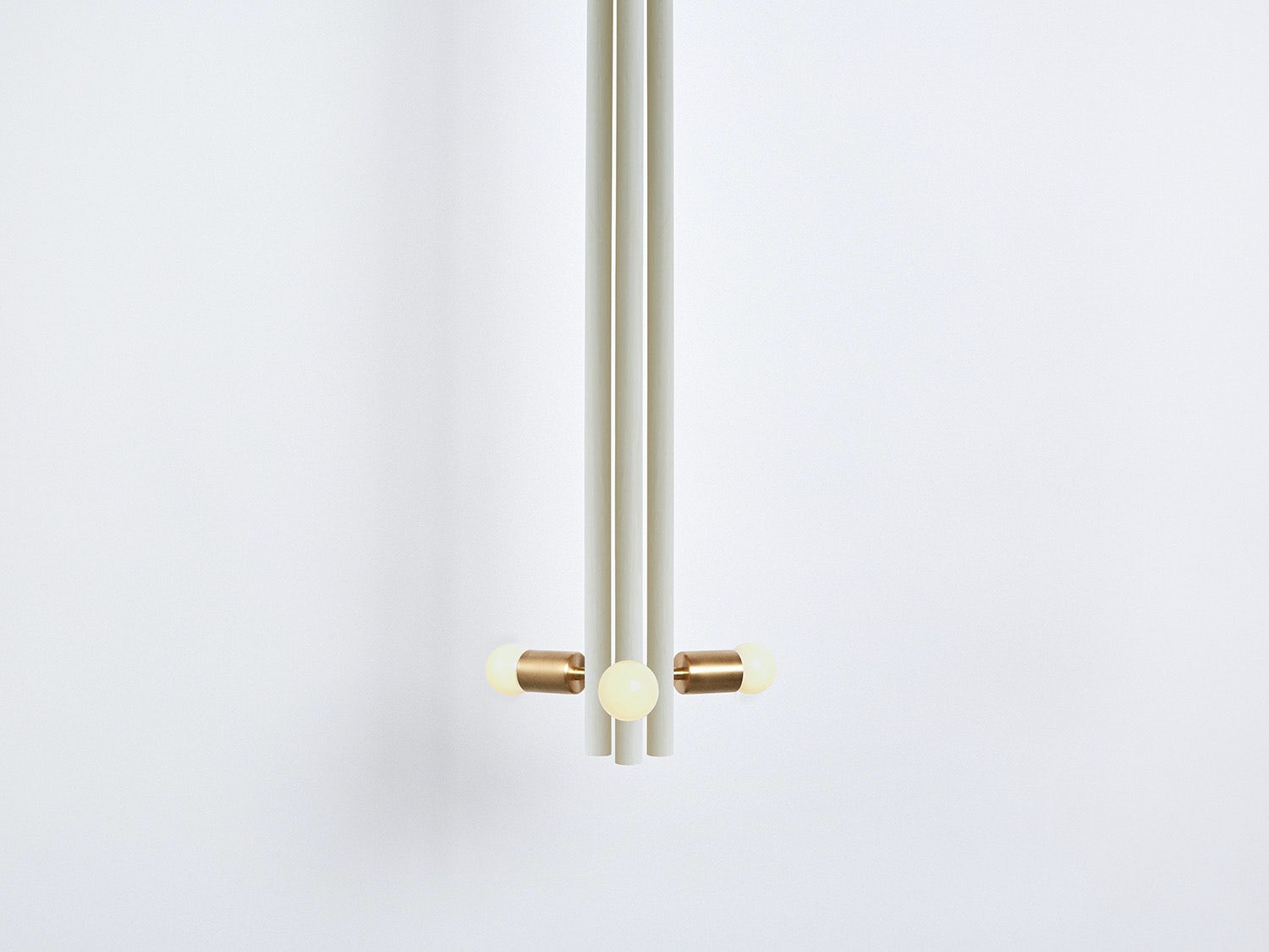 gallery image for Lodge Pendant_Painted_On_White-Hewn Brass