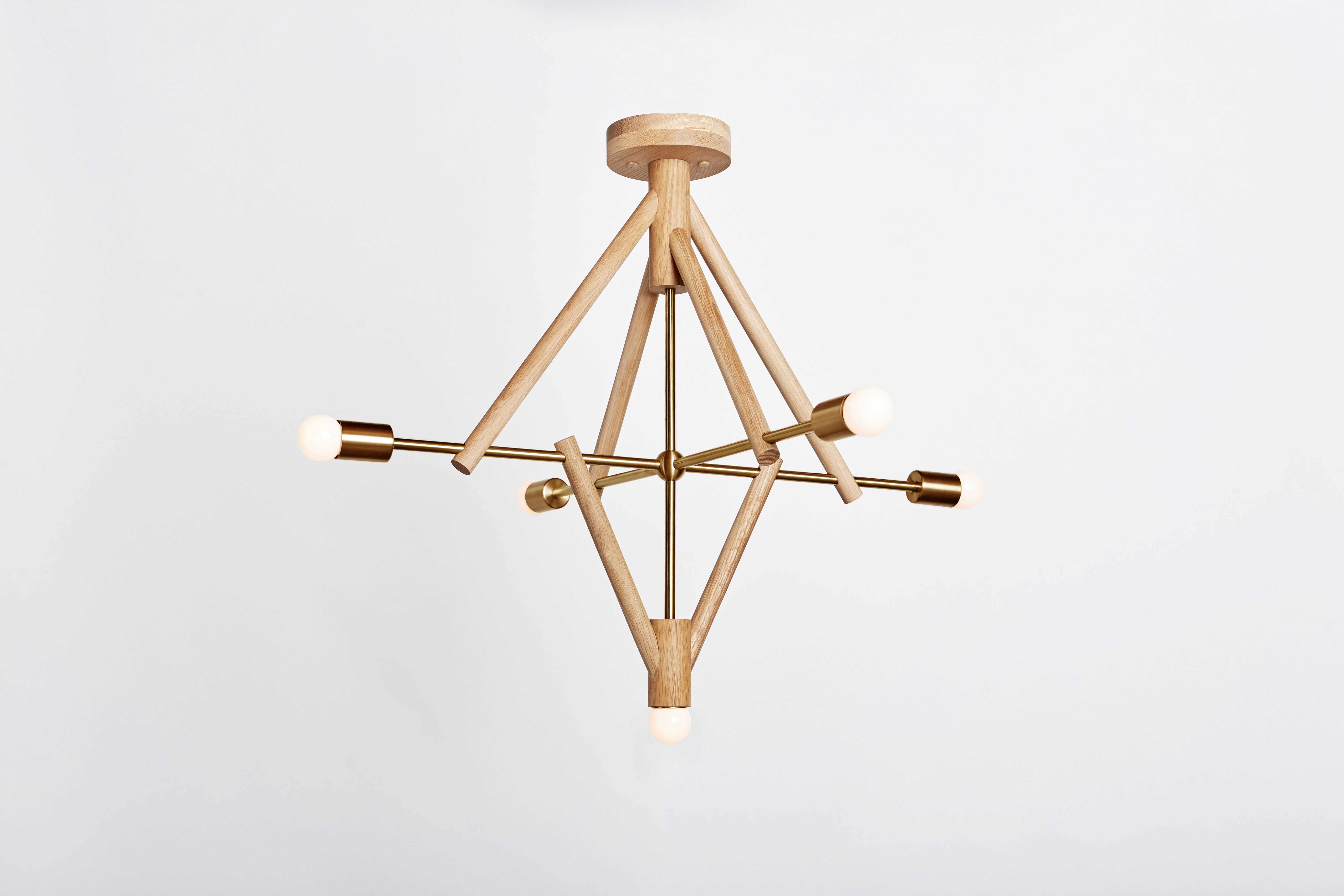 gallery image for Lodge_Chandelier_V_Lost_Brass