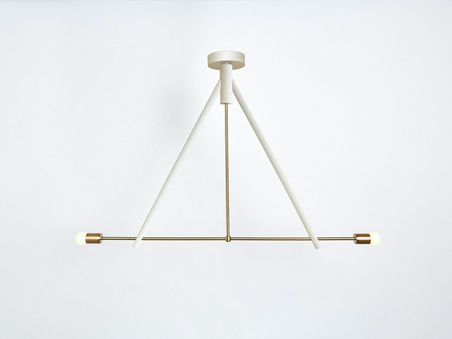 gallery image for 2021_Lodge-Chandelier-Two_Painted_On_White-Hewn-Brass