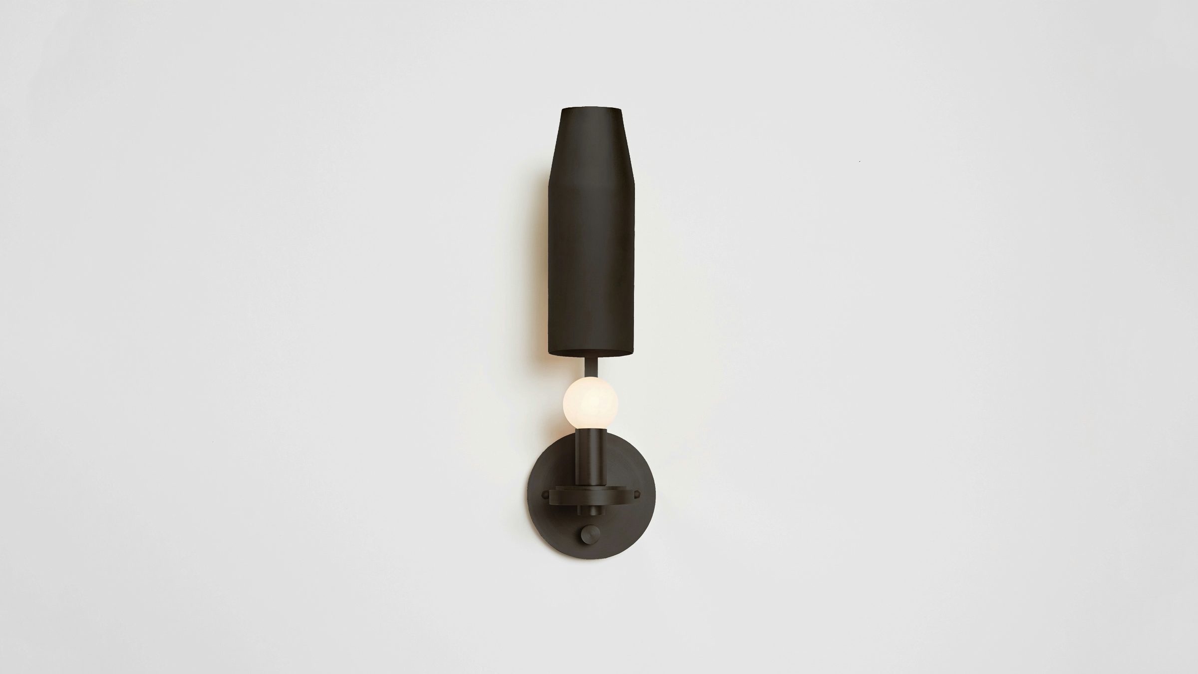 gallery image for Chamber-Sconce_Bronze_Up_22
