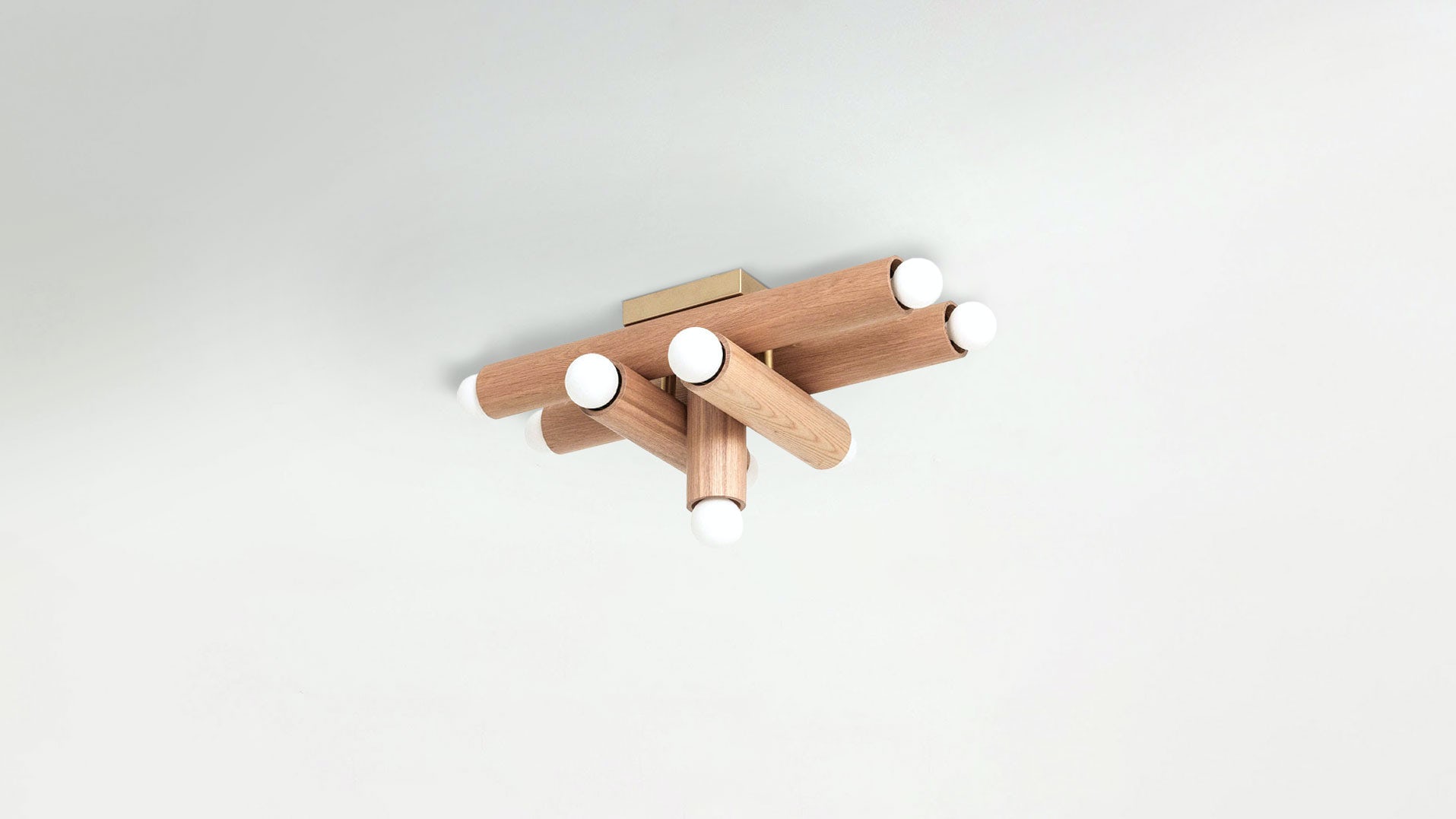 gallery image for WORKSTEAD_HIE_Pendant_Natural_Oak_Fixed_Angle_Flush