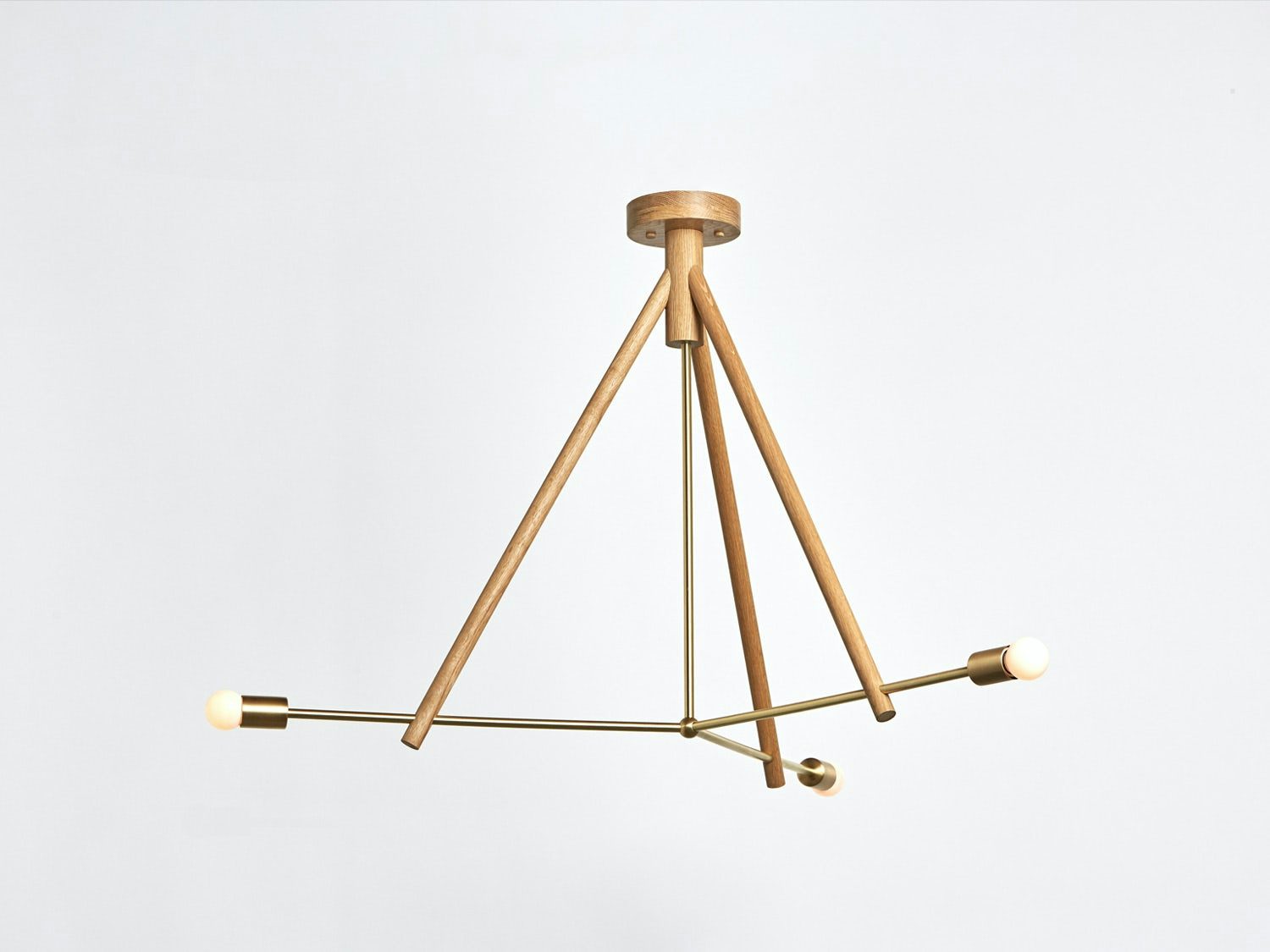 gallery image for Chandelier-Three-Natural-White