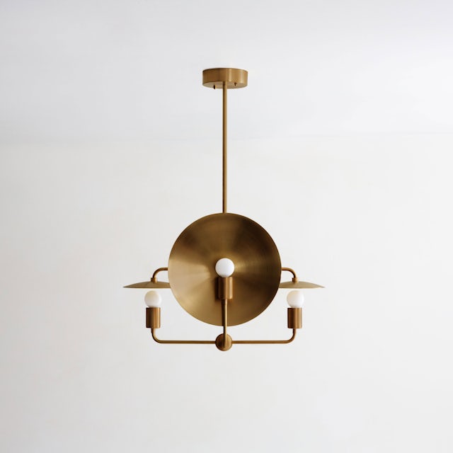 gallery image for Orbit_Chandelier_Lost_Brass