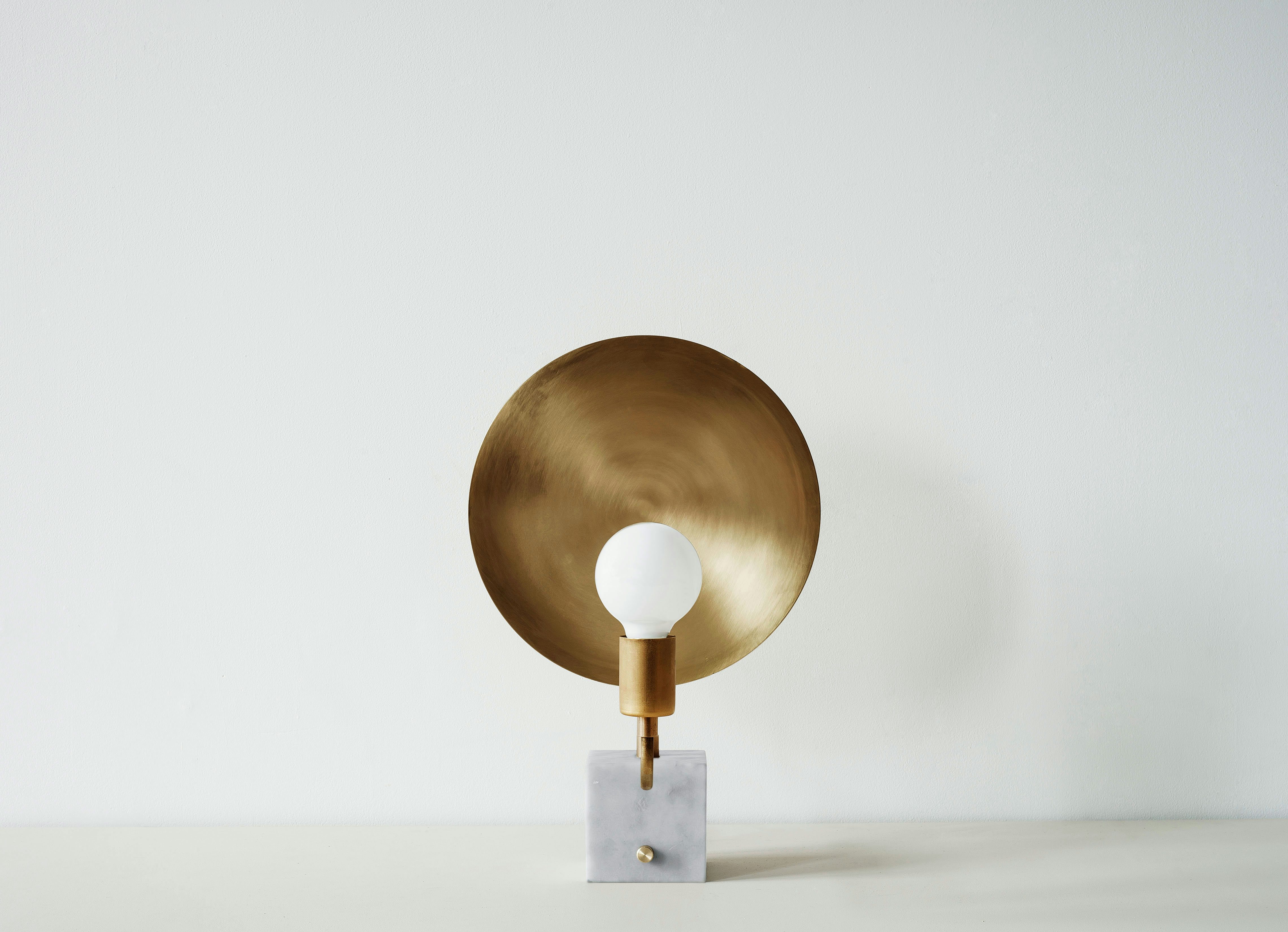 gallery image for Helios_Table_Lamp_Lost_Brass