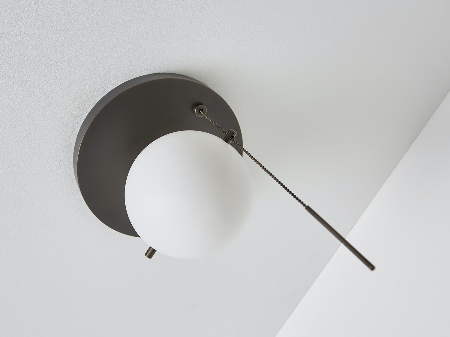 gallery image for Signal-Flush-Mount_Bronze_Oblique_Off