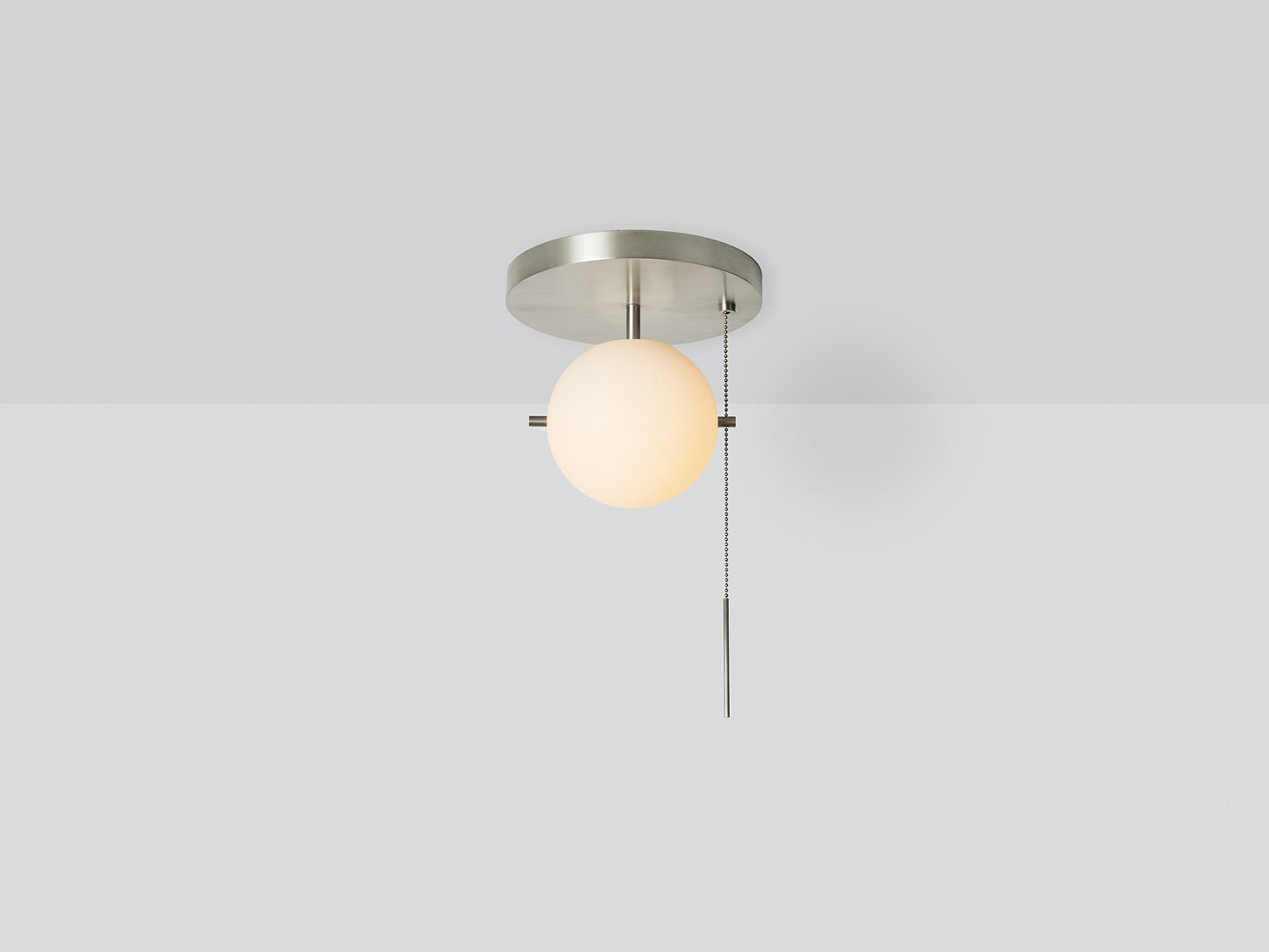 gallery image for Signal-Flush-Mount_Nickel_Front_On