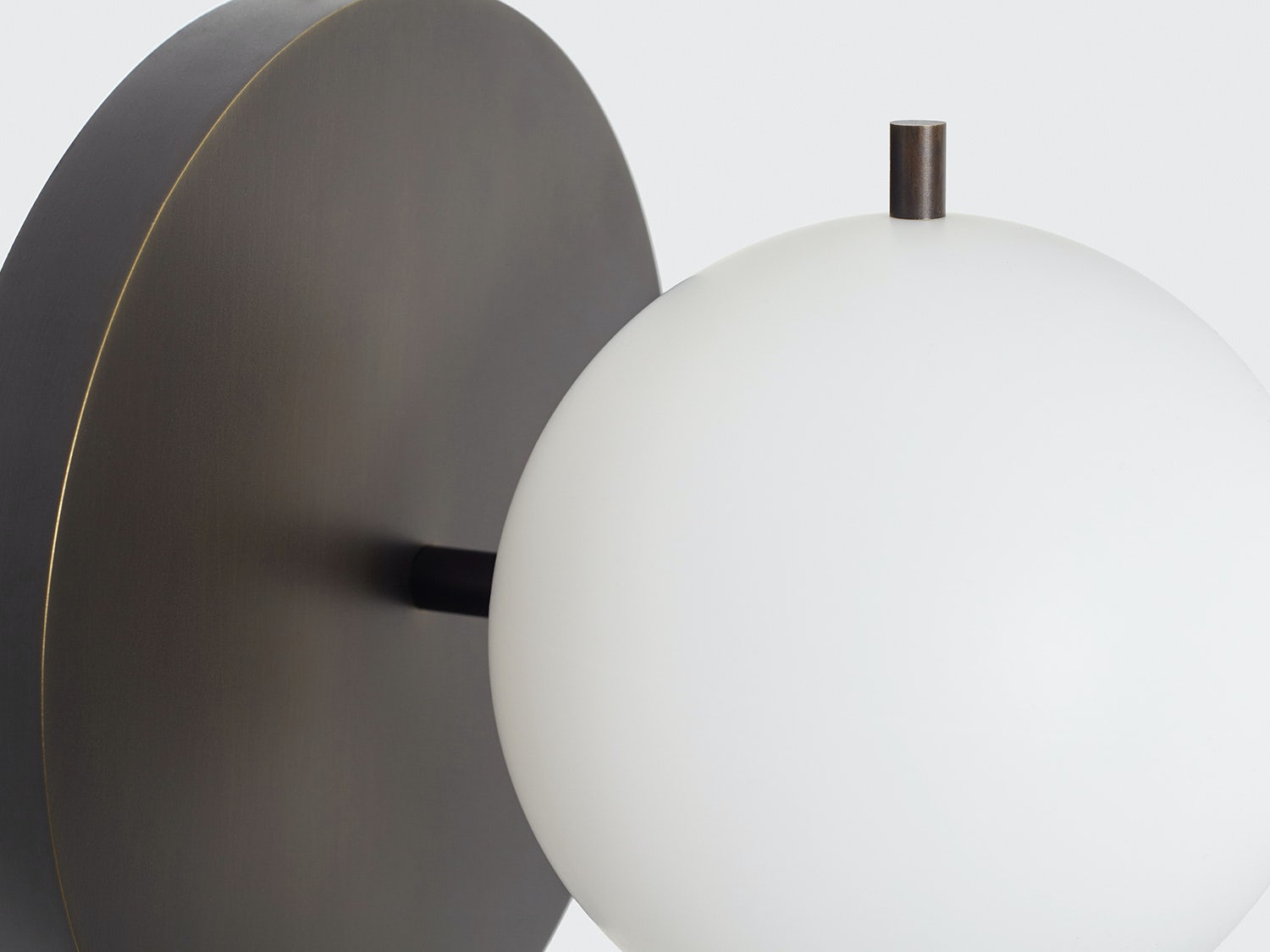 gallery image for Signal-Sconce_Bronze_Globe-Detail