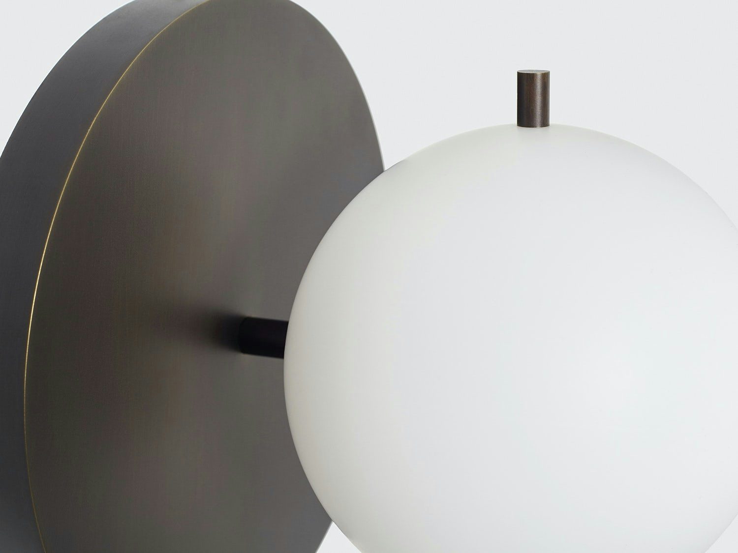 gallery image for Signal-Sconce_Bronze_Globe-Detail