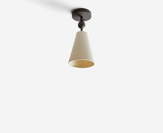 An alternative image of Pendolo Flush Mount Small in use
