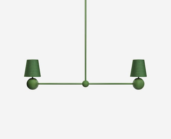 An alternative image of Bole Pendant II in Color in use
