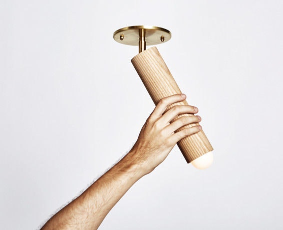 An alternative image of Lodge Flush Mount in use