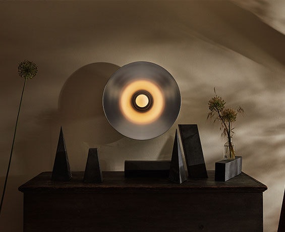 An alternative image of Monumental Sconce / Flush Mount in use