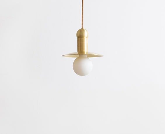 An alternative image of Orbit Cord Pendant in use