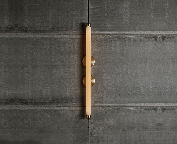 An alternative image of Tube Sconce Large in use