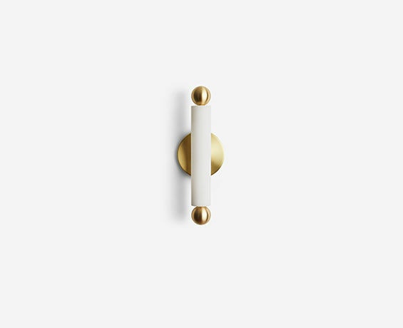 An alternative image of Tube Sconce / Flush Mount Small in use