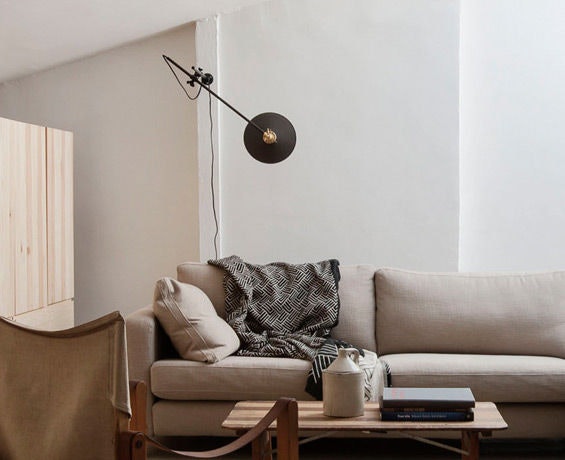 An alternative image of Industrial Wall Lamp in use